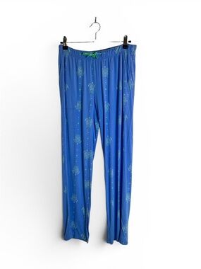 Life Is Good Turtle Pajama Pant, Blue and Green, Pockets, Sleepwear